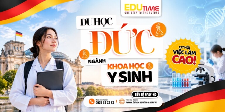 Du học Đức ngành Khoa học Y sinh: Cơ hội việc làm cao!