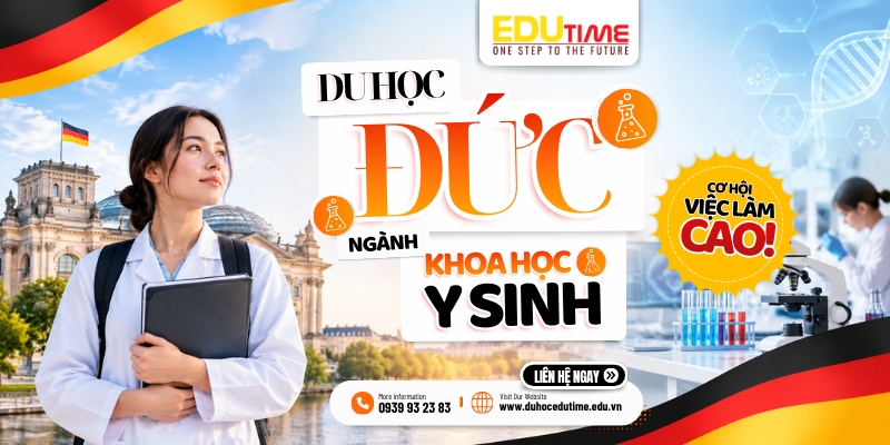 Du học Đức ngành Khoa học Y sinh: Cơ hội việc làm cao!