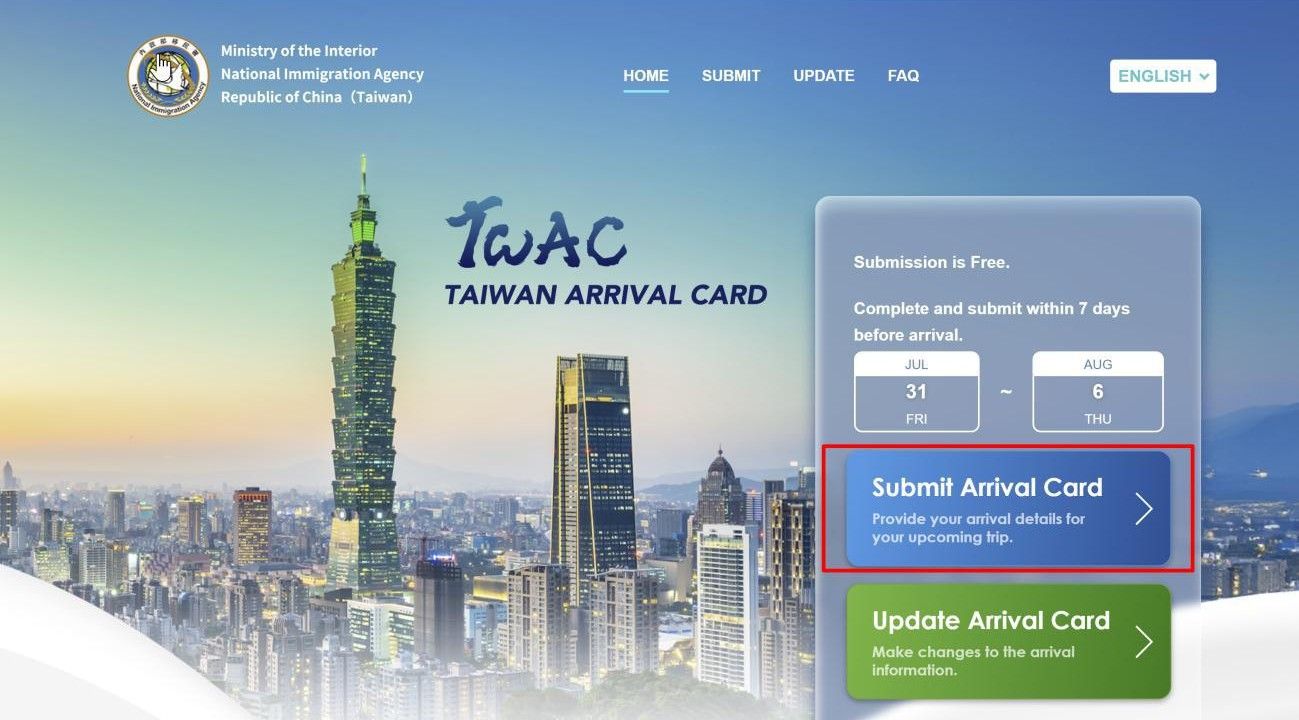 Hướng Dẫn Khai Báo điện Tử Nhập Cảnh Đài Loan (twac) Nhanh Chóng