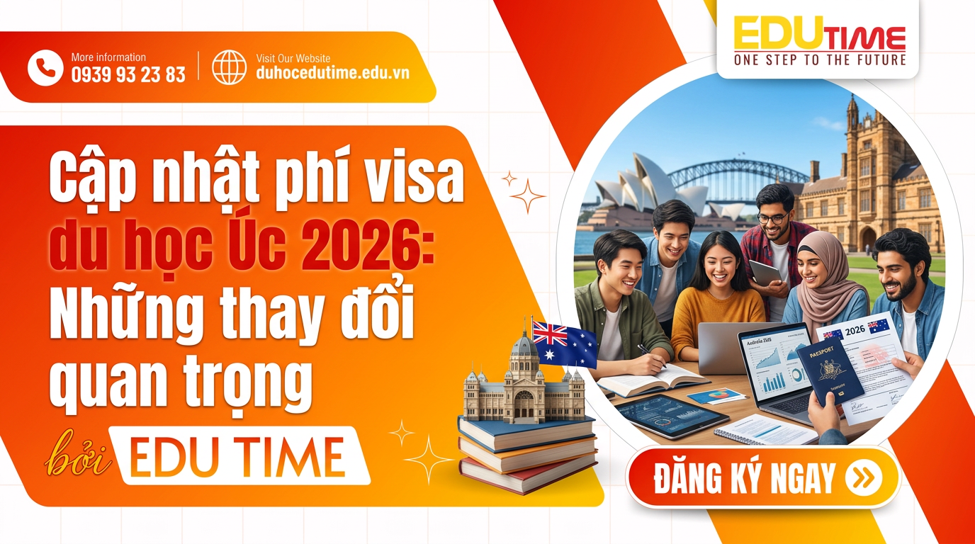 Chuẩn bị phí visa du học Úc 2026 kèm các loại phí phụ trợ - phí visa du học Úc 2026