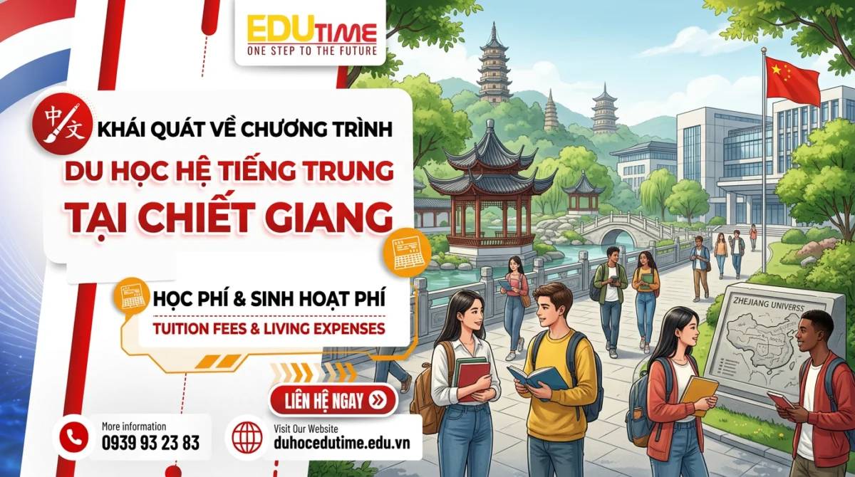 Khuôn viên trường đại học hiện đại tại tỉnh Chiết Giang thu hút đông đảo du học sinh quốc tế - Chi phí du học hệ tiếng Trung tại tỉnh Chiết Giang