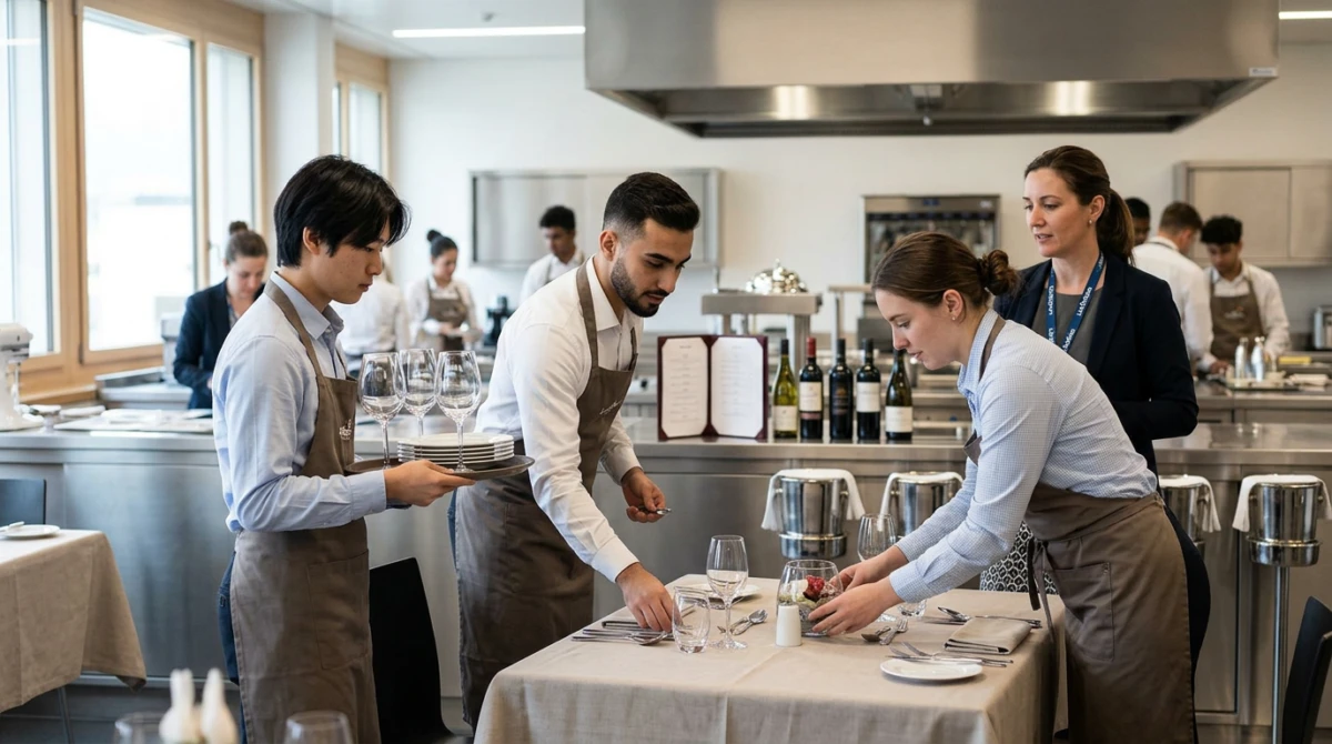 Môi trường học tập và trải nghiệm thực tế của sinh viên tại trường Les Roches - chi phí du học thụy sĩ trường Les Roches Global Hospitality Education