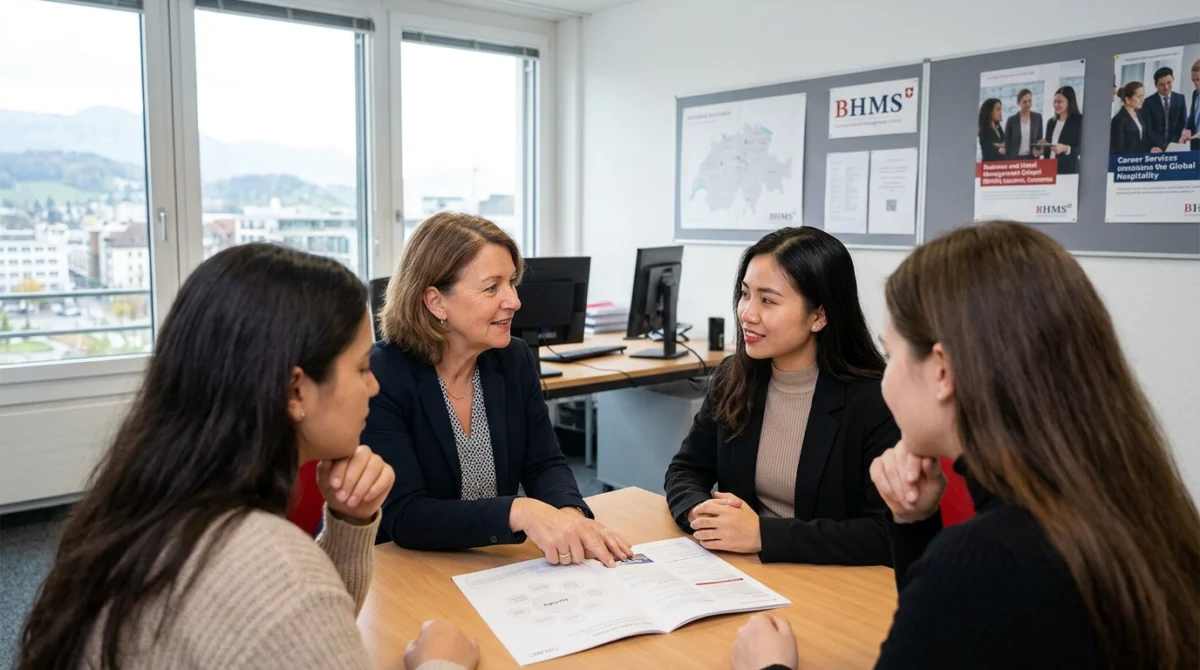 Hoạt động học tập và thực hành nghiệp vụ của sinh viên tại trường BHMS - Chi phí du học Thụy Sỹ trường BHMS