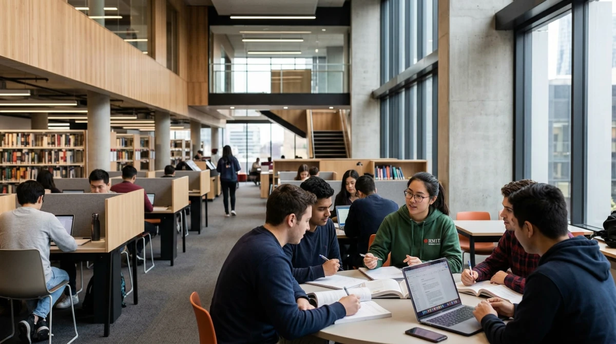 Không gian học tập và nghiên cứu chuyên nghiệp tại cơ sở Melbourne - Chi phí du học Úc trường Đại học Rmit