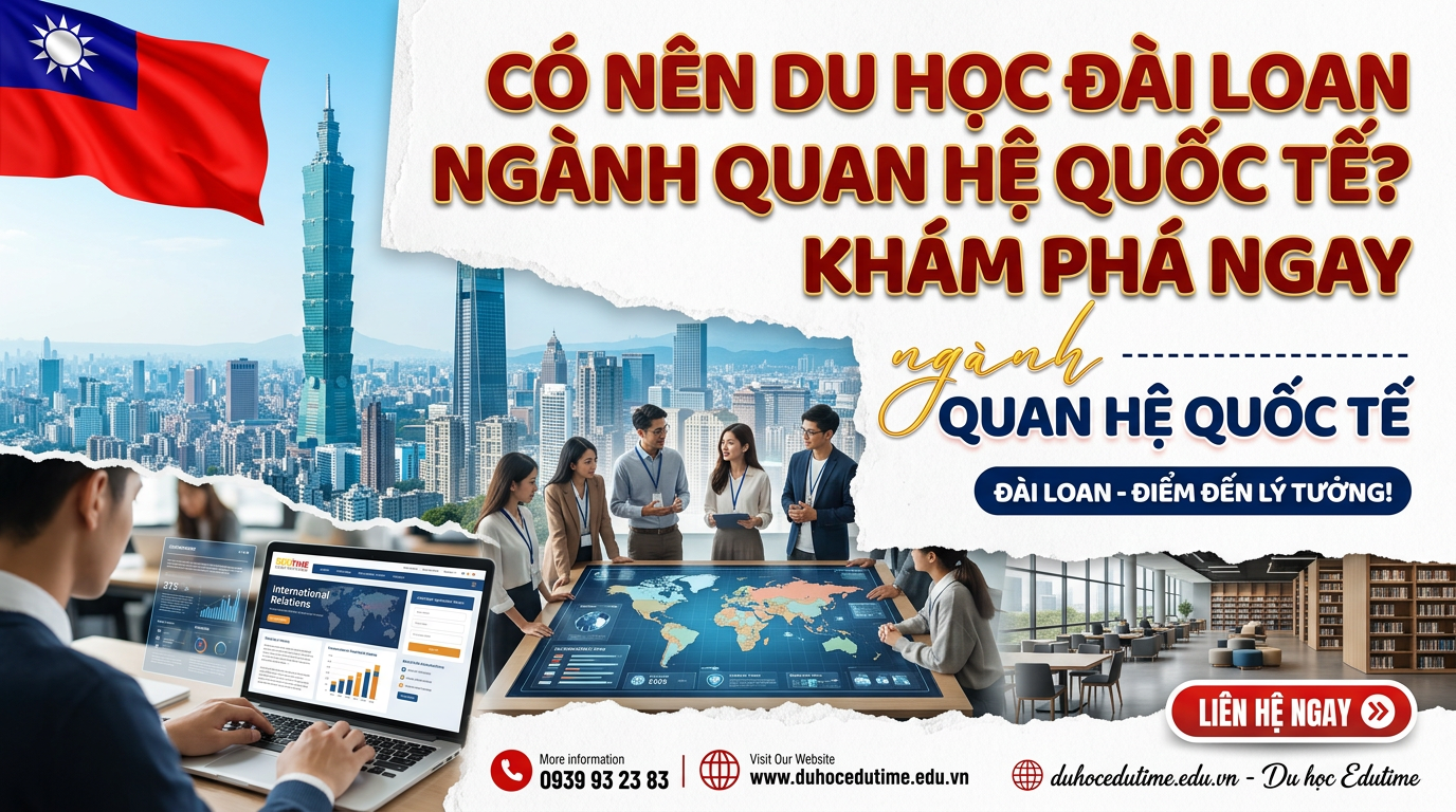 Có Nên Du Học Đài Loan Ngành Quan Hệ Quốc Tế? Khám Phá Ngay