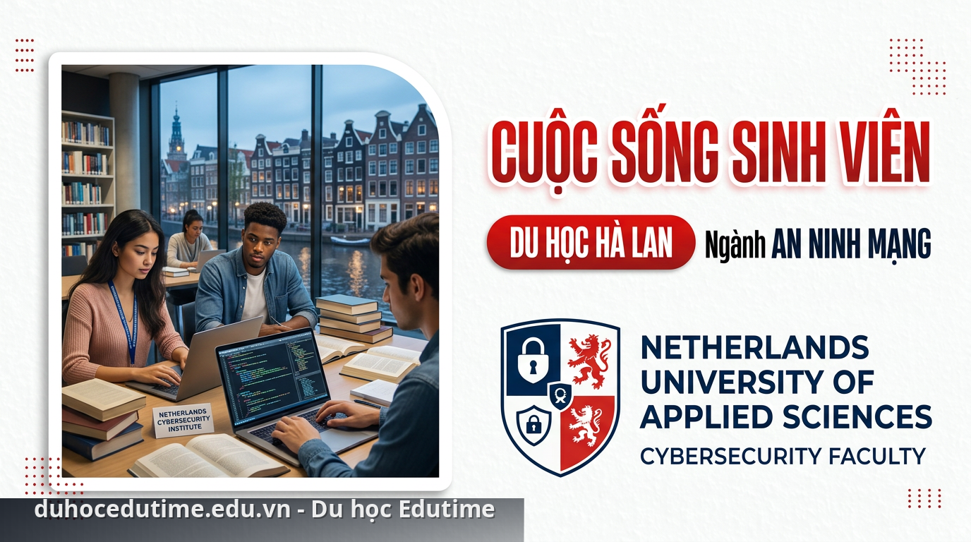 Cuộc sống sinh viên ngành An ninh mạng tại Hà Lan 1 Môi trường học tập hiện đại tại Hà Lan - cuộc sống sinh viên du học Hà Lan