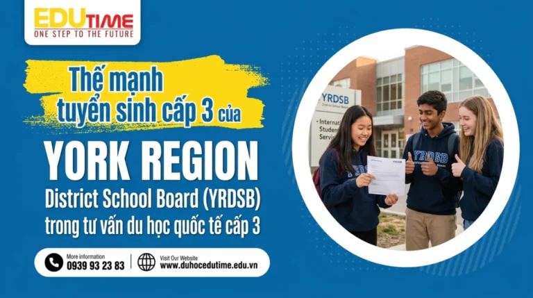 Danh sách trường tuyển sinh quốc tế cấp 3 tại York Region District School Board