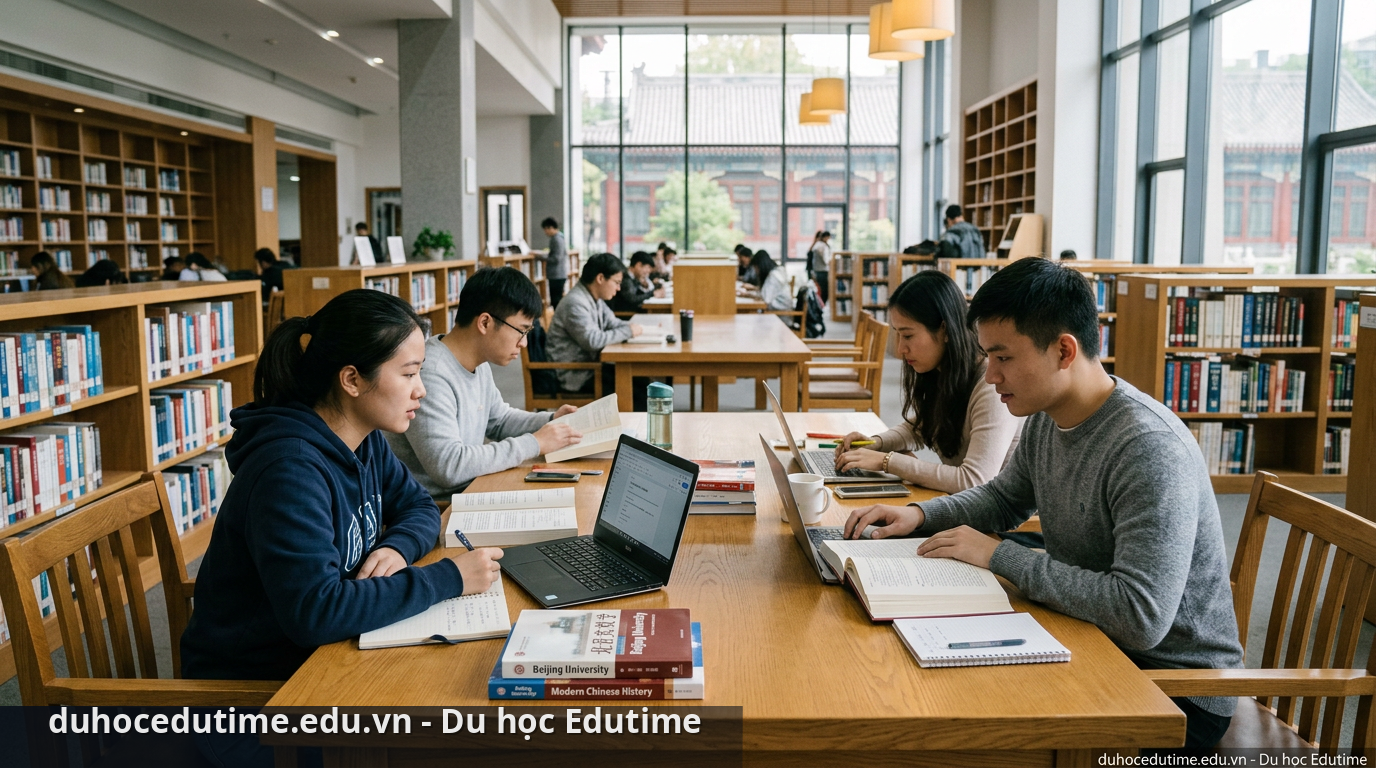 Du học Bắc Kinh hay Thượng Hải: So sánh chi tiết lựa chọn tối ưu 1 Không gian học tập chuyên nghiệp tại các trường đại học ở Bắc Kinh - du học Bắc Kinh hay Thượng Hải