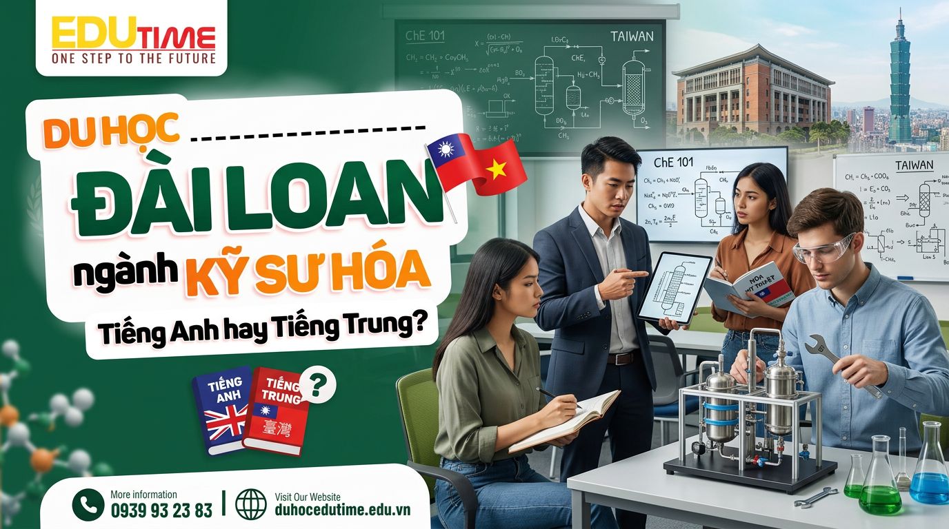 Du học Đài Loan ngành Kỹ sư Hóa: Tiếng Anh hay Tiếng Trung? 2 Cơ hội học tập và nghiên cứu ngành Kỹ sư Hóa tại Đài Loan - du học Đài Loan ngành Kỹ sư Hóa