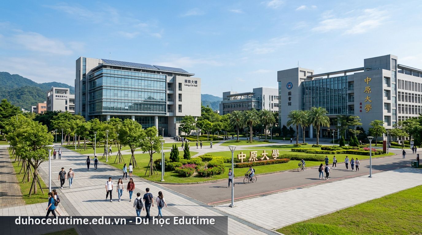 Khuôn viên Đại học Trung Nguyên mang đậm nét văn hóa và hiện đại - Đại học Trung Nguyên
