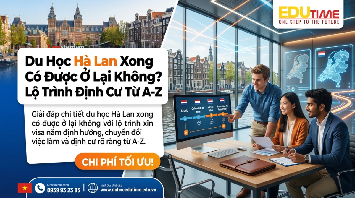 Du Học Hà Lan Xong Có Được Ở Lại Không? Lộ Trình Định Cư Từ A Z