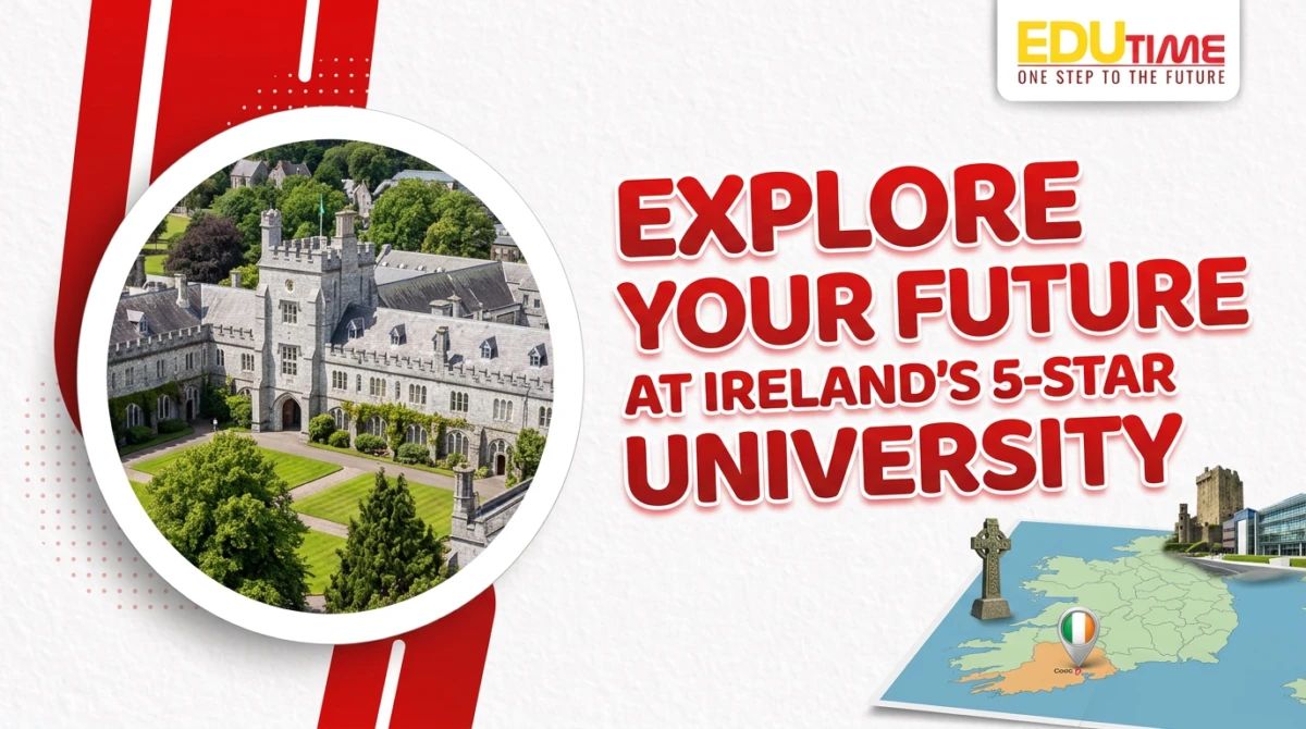 Khuôn viên xanh mát và mang đậm dấu ấn lịch sử của University College Cork tại Ireland - University College Cork