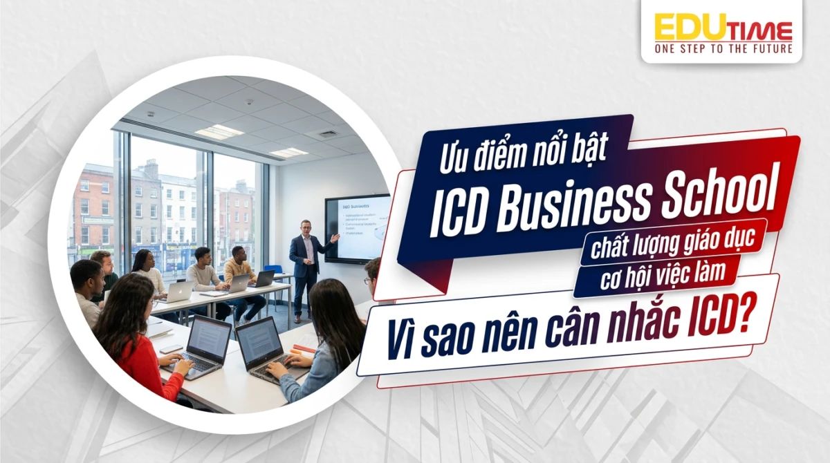 Không gian học tập tại cơ sở mới của ICD Business School Dublin từ tháng 7 năm 2026 - ICD Business School Dublin