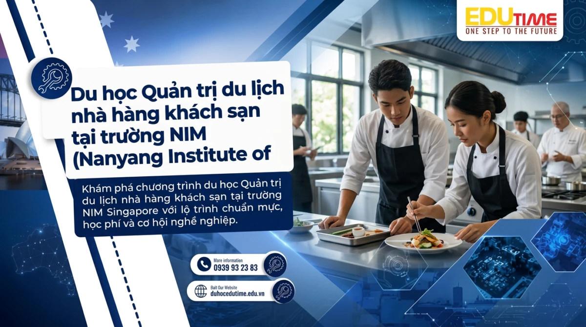 Du học Quản trị du lịch nhà hàng khách sạn tại trường NIM