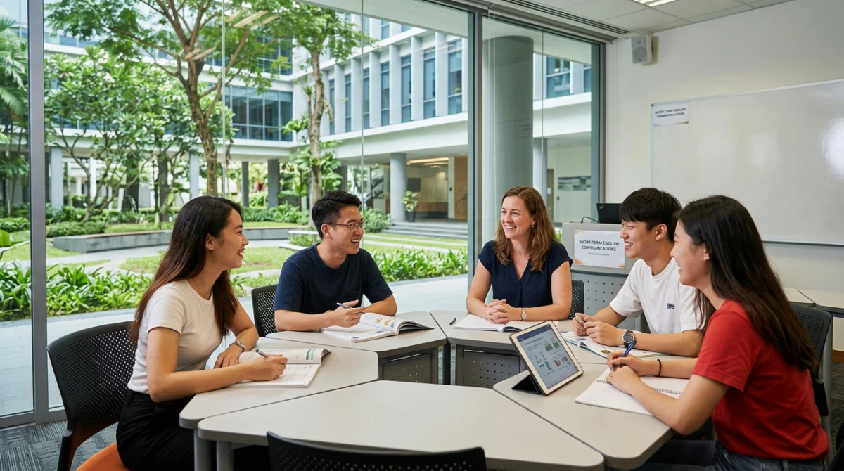 Khuôn viên học tập hiện đại của một cơ sở giáo dục tiêu biểu tại Singapore - du học singapore khóa tiếng anh ngắn hạn