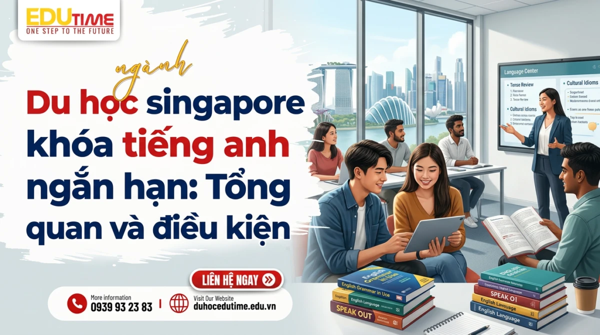 Du học Edutime - Tư vấn du học chuyên biệt 94 Du học singapore khóa tiếng anh ngắn hạn: Tổng quan và điều kiện