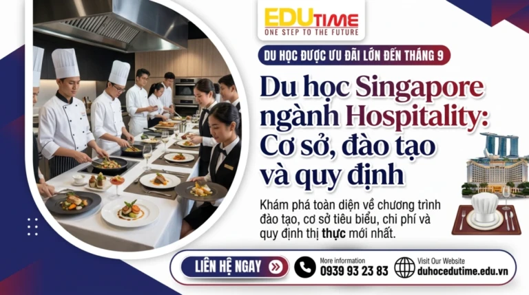 Du học Singapore ngành Hospitality: Cơ sở, đào tạo và quy định