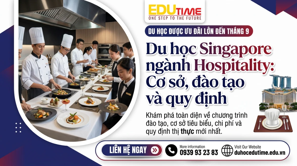 Du học Singapore ngành Hospitality: Cơ sở, đào tạo và quy định