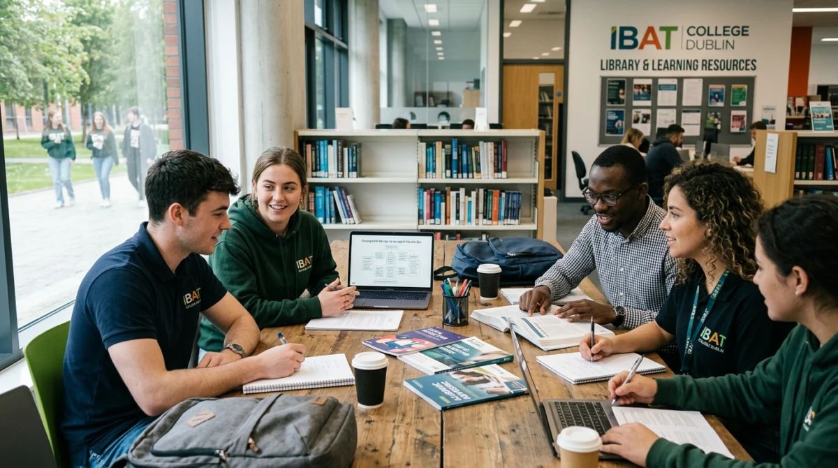 Môi trường học tập và thảo luận của sinh viên tại trường - IBAT College Dublin