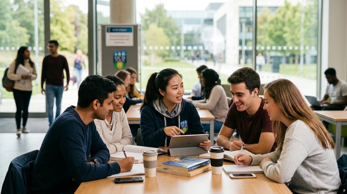 Sinh viên trao đổi học tập tại khu học xá University College Dublin UCD - University College Dublin UCD