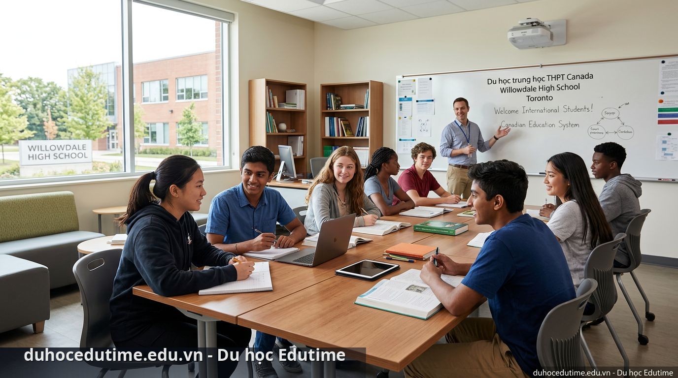 Môi trường học tập chú trọng sự tương tác tại Willowdale High School - Willowdale High School