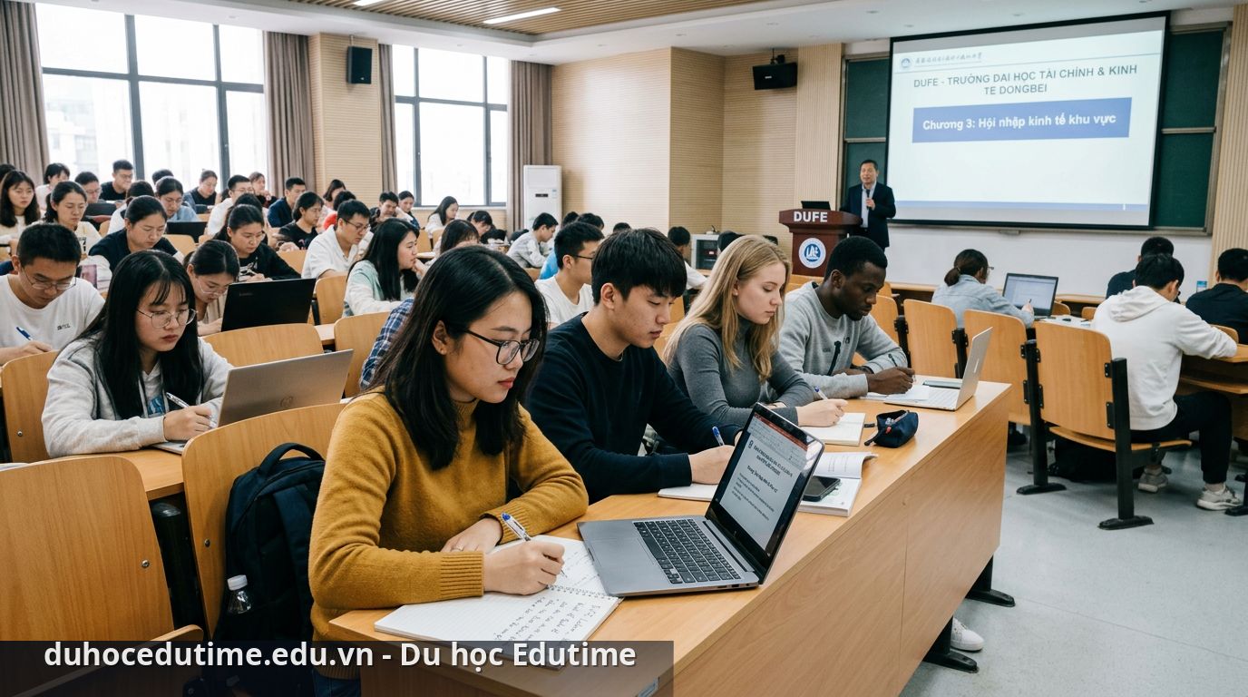 Môi trường học tập chuyên nghiệp tại DUFE - Đại học Tài chính & Kinh tế Dongbei