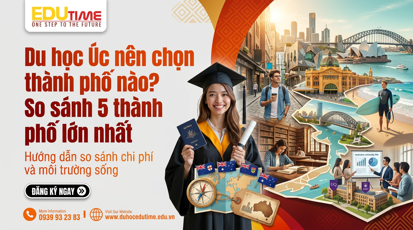 Du Học Úc Nên Chọn Thành Phố Nào? So Sánh 5 Thành Phố Lớn Nhất