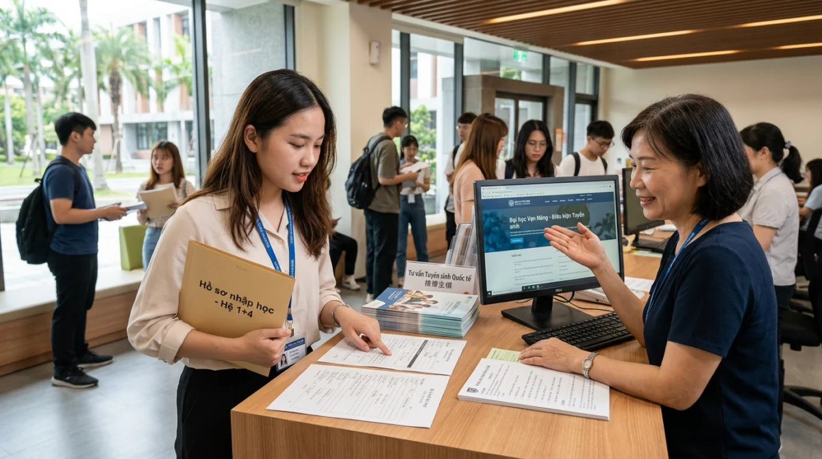 Hệ 1+4 Đại học Vạn Năng: Lộ trình du học Đài Loan 2 Sinh viên quốc tế trải nghiệm môi trường học tập thực tế tại Đại học Vạn Năng - Hệ 1+4 Đại học Vạn Năng