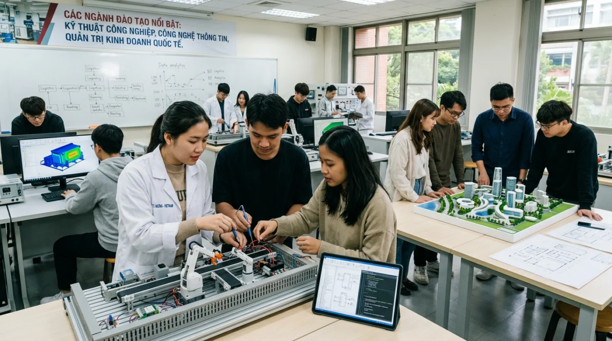 Sinh viên quốc tế trong giờ học tiếng tại trường - Hệ 1+4 trường đại học Tam Kang