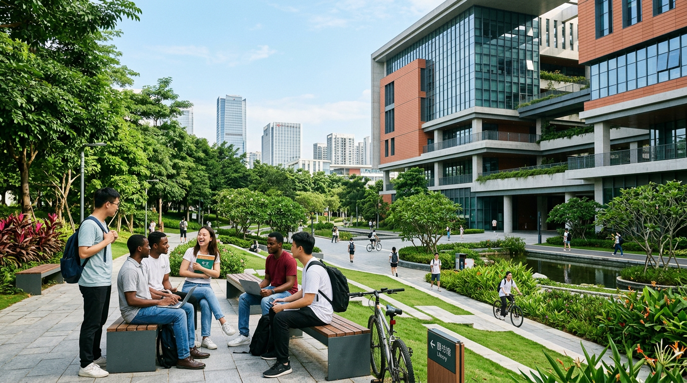 Cơ sở vật chất của các trường đại học cung cấp chương trình tiếng Trung tại Thâm Quyến - học tiếng Trung tại Thâm Quyến