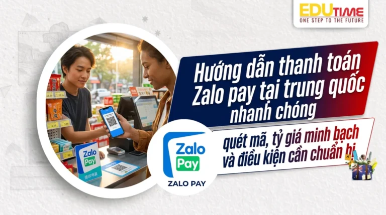 Hướng dẫn thanh toán Zalo pay tại trung quốc nhanh chóng