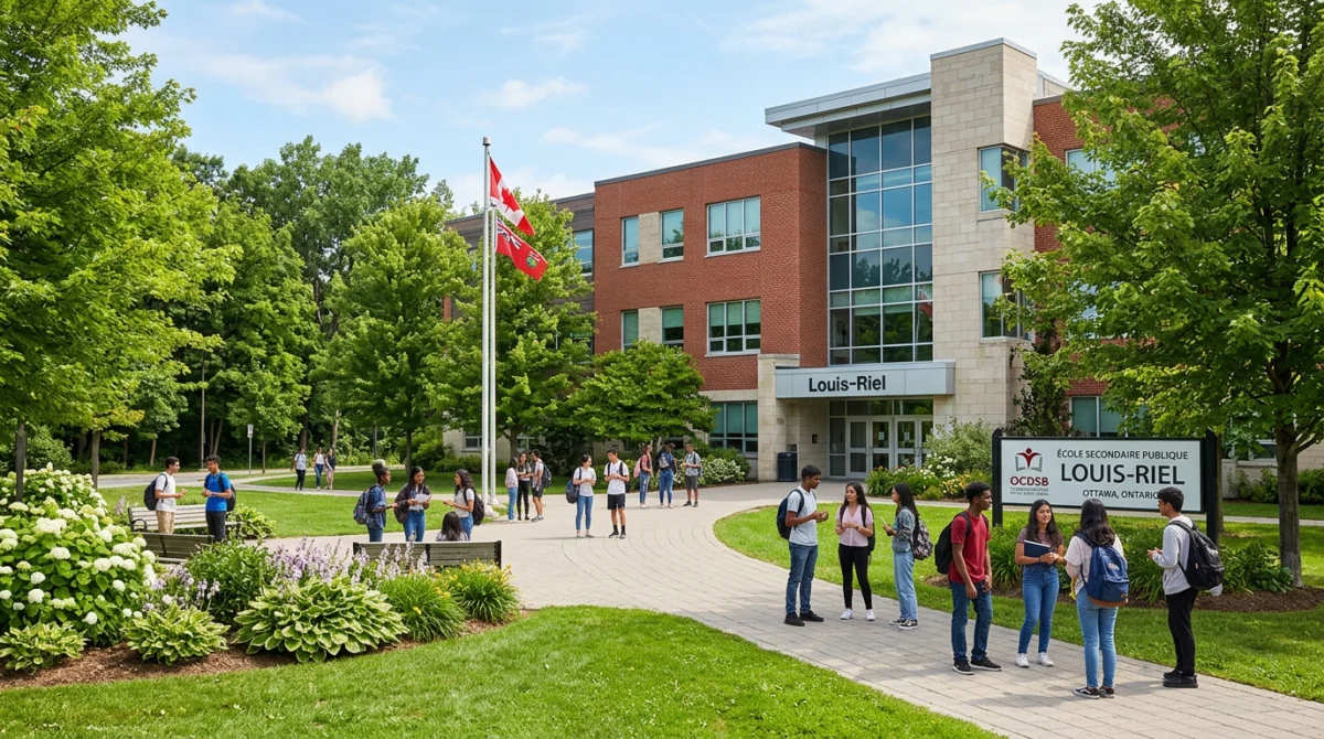 Khuôn viên và cơ sở vật chất tiêu biểu tại các trường trung học thuộc Ottawa-Carleton District School Board (OCDSB) - Ottawa-Carleton District School Board (OCDSB)