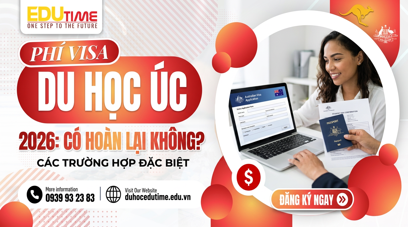 Tìm hiểu phí visa du học Úc 2026 và các quy định hoàn tiền - Phí visa du học Úc 2026