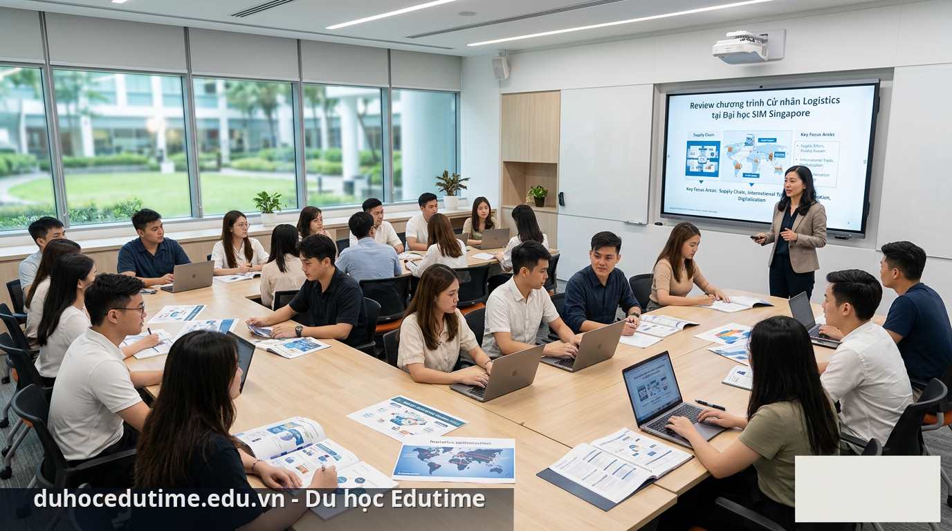 Môi trường học tập hiện đại tại đại học SIM Singapore - đại học sim singapore logistics