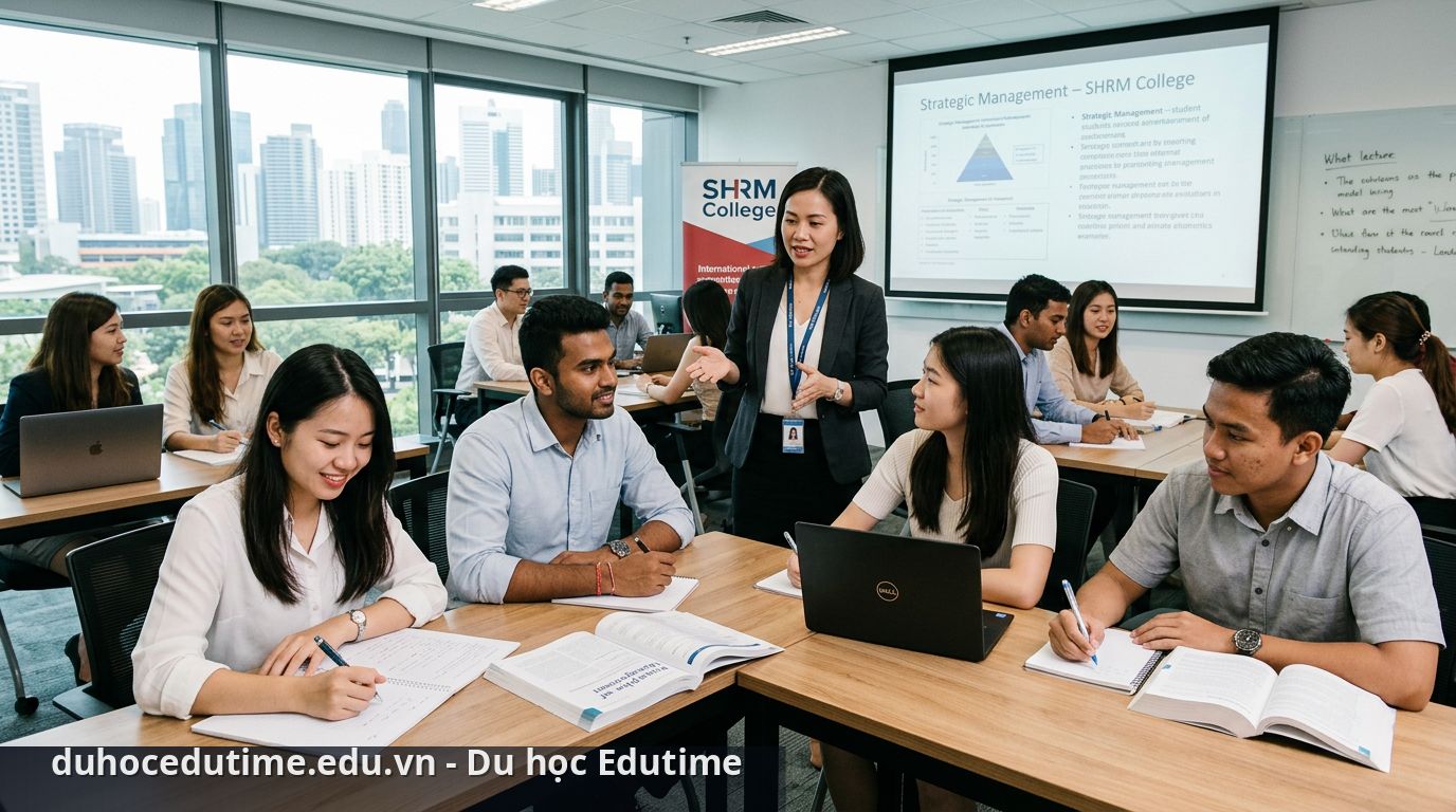 Môi trường học tập quốc tế tại SHRM College - SHRM College