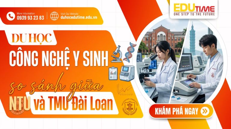 So sánh Công nghệ Y sinh tại NTU và TMU Đài Loan