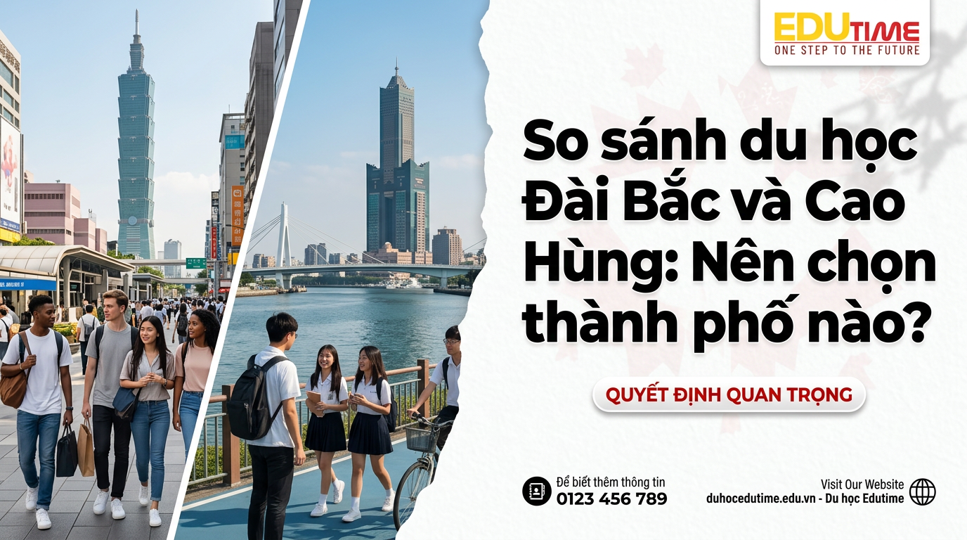 So Sánh Du Học Đài Bắc Và Cao Hùng: Nên Chọn Thành Phố Nào?