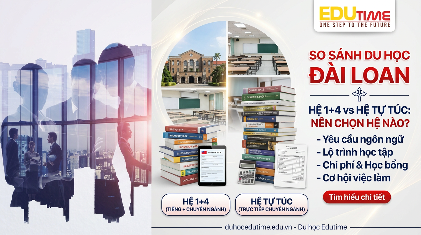 So Sánh Du Học Đài Loan Hệ 1+4 Và Hệ Tự Túc: Nên Chọn Hệ Nào?
