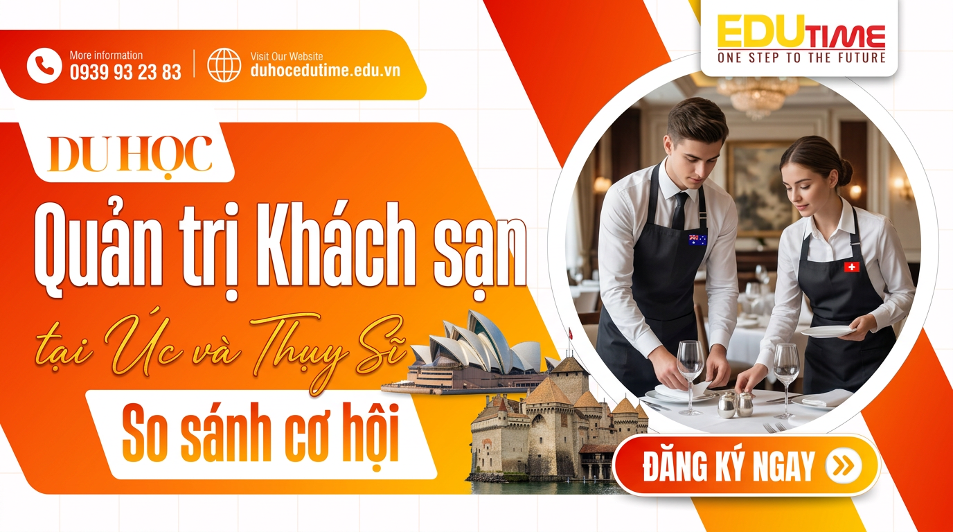 Môi trường thực hành chuyên nghiệp tại các trường quản trị khách sạn quốc tế - du học ngành Quản trị Khách sạn tại Úc và Thụy Sĩ
