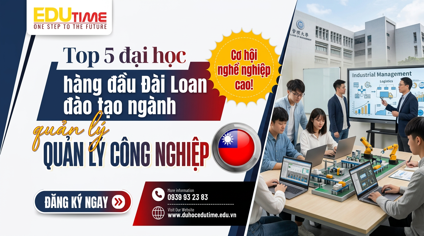 Môi trường học tập chuyên nghiệp tại các trường đại học hàng đầu Đài Loan - đại học hàng đầu Đài Loan đào tạo ngành Quản lý công nghiệp