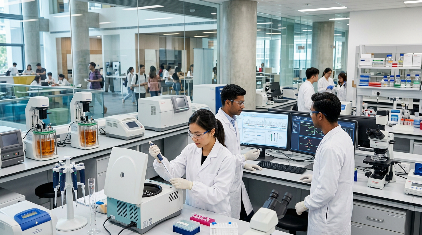 Cơ sở vật chất nghiên cứu hiện đại tại Singapore - Công nghệ sinh học tốt nhất Singapore