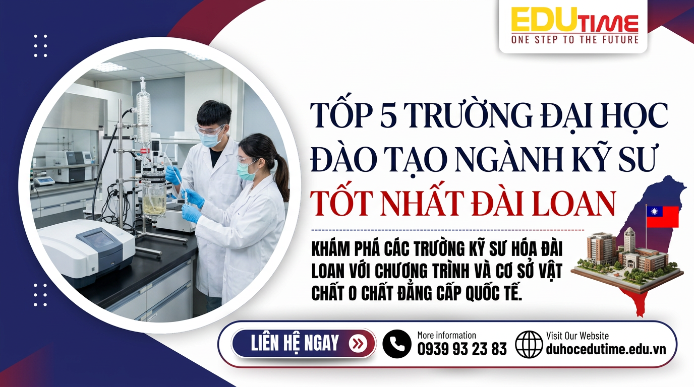 Phòng thí nghiệm hiện đại tại một trường đại học hàng đầu Đài Loan - trường kỹ sư hóa đài loan