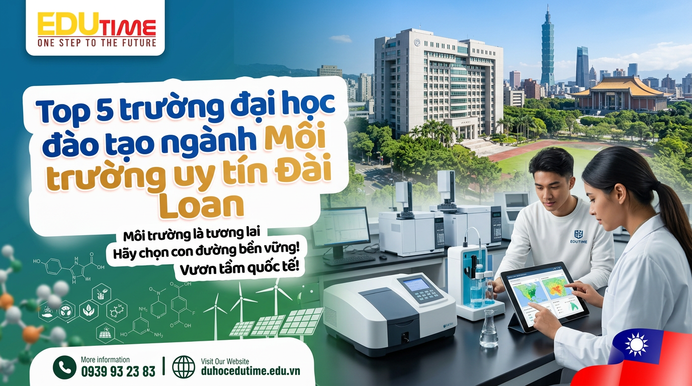 Sinh viên nghiên cứu ngành Môi trường tại Đài Loan - ngành Môi trường tại Đài Loan
