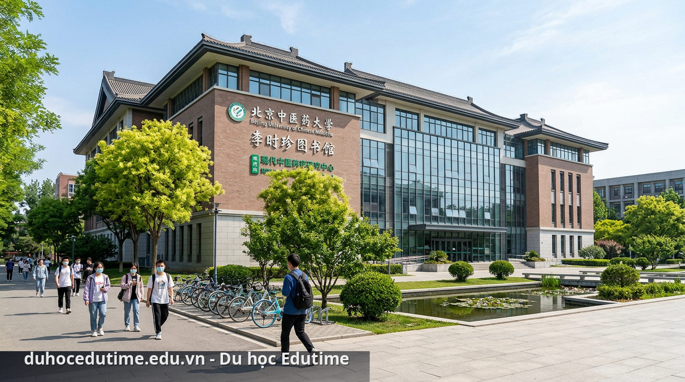 Đại học Trung y Bắc Kinh là một trong những cơ sở đào tạo hàng đầu - trường đại học Trung y Trung Quốc