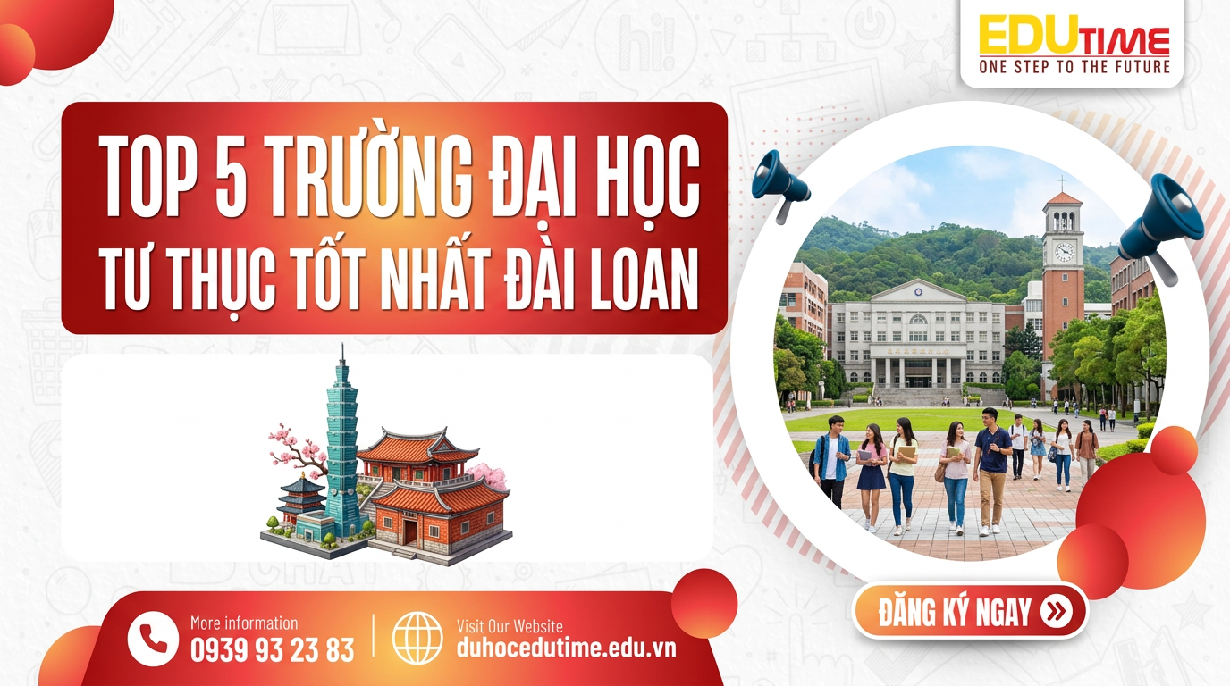 Khuôn viên xanh mát của một đại học tư thục tốt Đài Loan - trường tư thục tốt đài loan