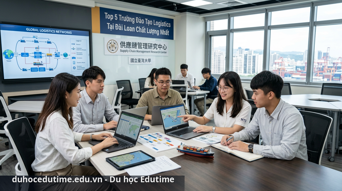 Sinh viên học tập tại các trường đào tạo logistics tại Đài Loan hàng đầu - trường đào tạo logistics tại đài loan
