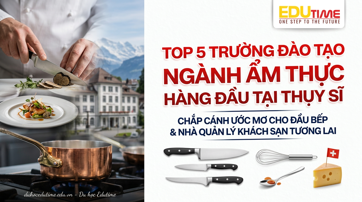 Top 5 Trường đào Tạo Ngành Ẩm Thực Hàng đầu Tại Thụy Sĩ