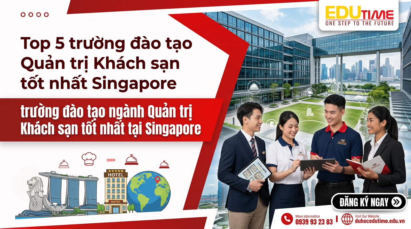 Cơ sở vật chất hiện đại của một trường đào tạo ngành khách sạn - trường đào tạo ngành Quản trị Khách sạn tốt nhất tại Singapore