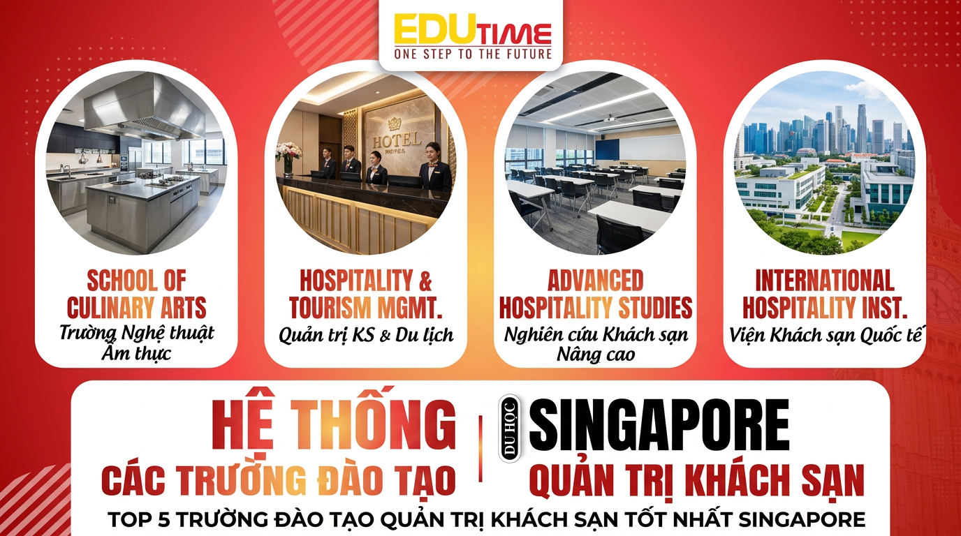 Sinh viên theo học ngành Quản trị Khách sạn tại Singapore - trường đào tạo ngành Quản trị Khách sạn tốt nhất tại Singapore