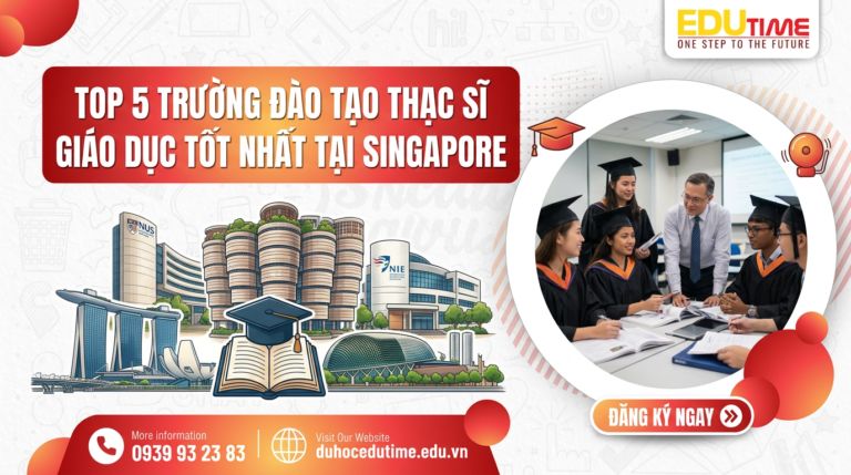 Top 5 trường đào tạo Thạc sĩ Giáo dục tốt nhất tại Singapore